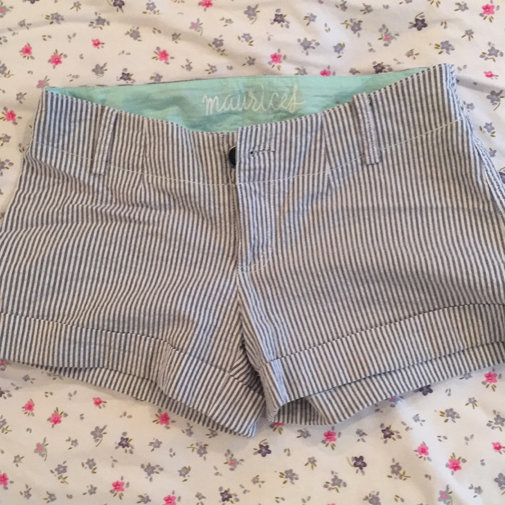 Striped shorts